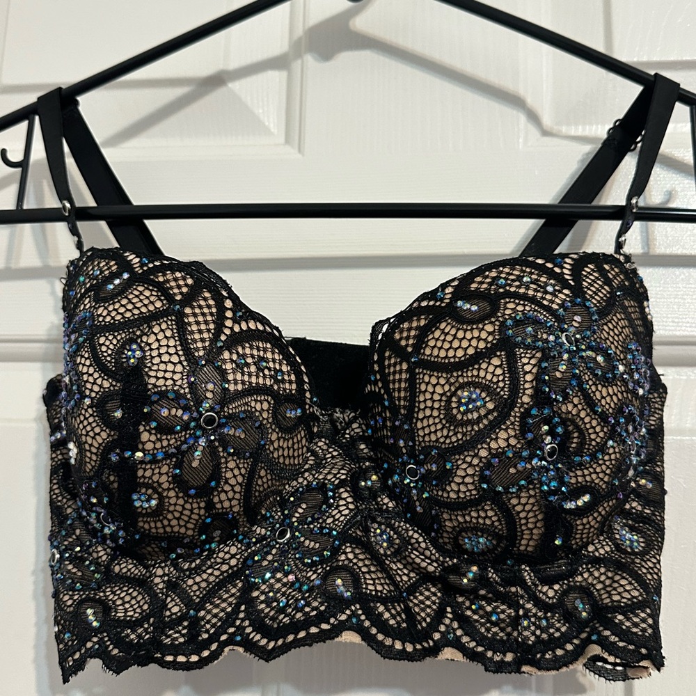 Handmade - Limited Edition Black Lace Corset Top🦋✨